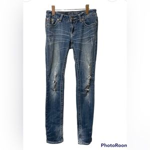 Miss me ripped jeans, size 27